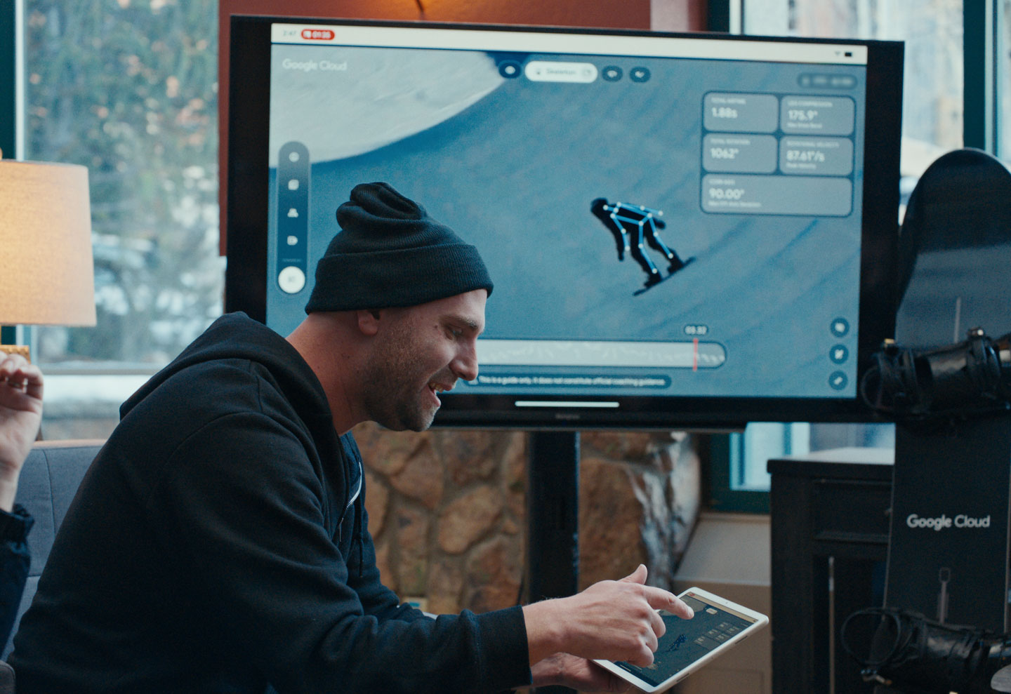 Athlete training visualization